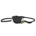 Gucci Black Pebbled Calfskin Mini B Shoulder Pouch