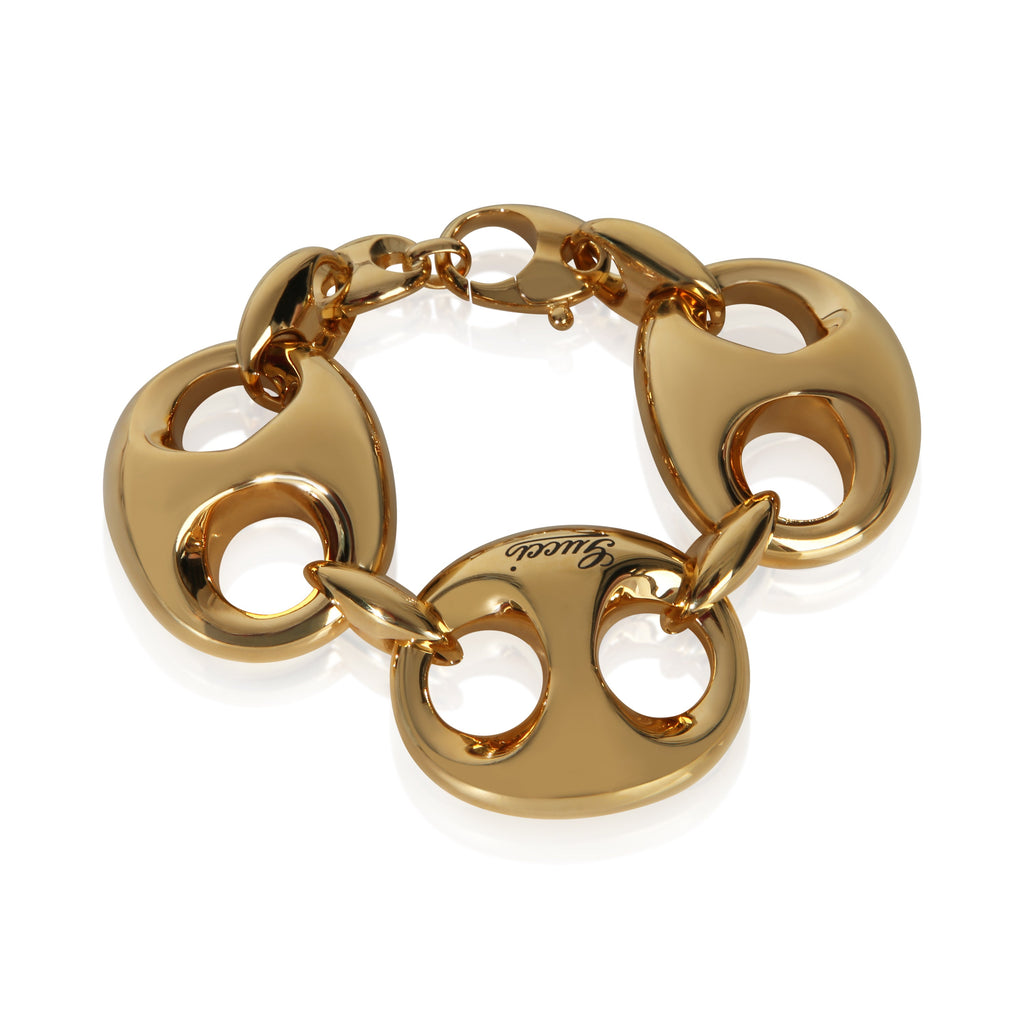 Gucci Gold-Plated Mariner Link Bracelet