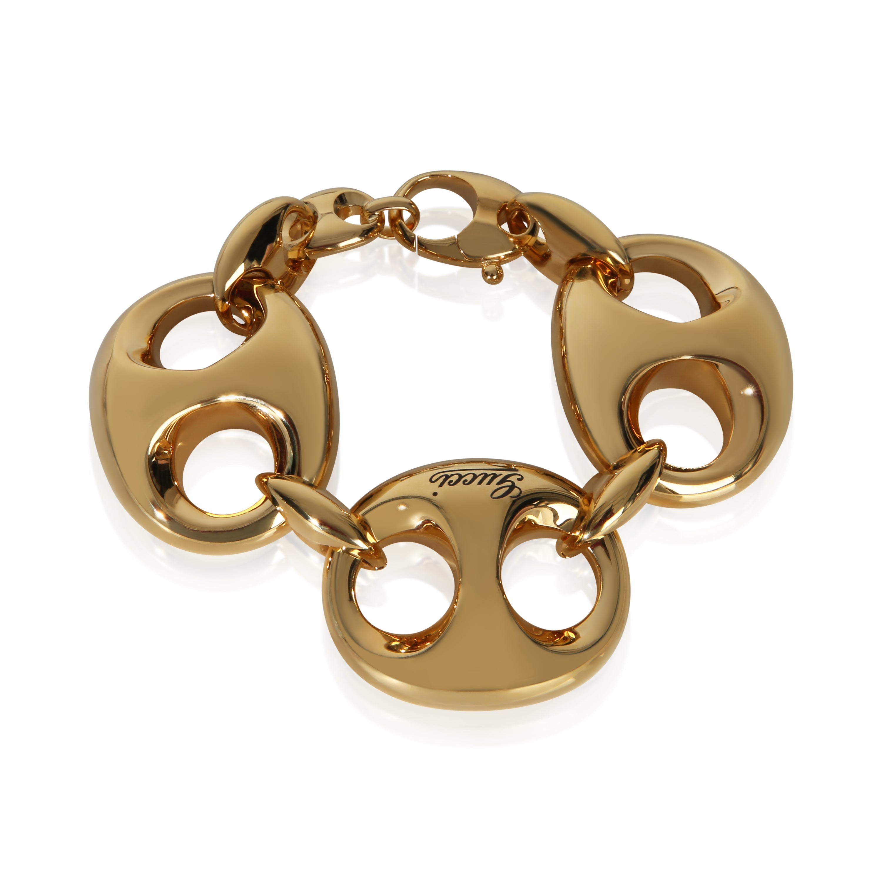 Gucci Gold-Plated Mariner Link Bracelet