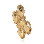 Chanel Gold-Plated  Vintage 1980s Cross Brooch