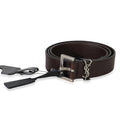 Saint Laurent Brown Lambskin Cassandre 38mm Belt 80/32