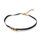 Christian Dior Gold-Plated  Ribbon JAdore Choker Necklace