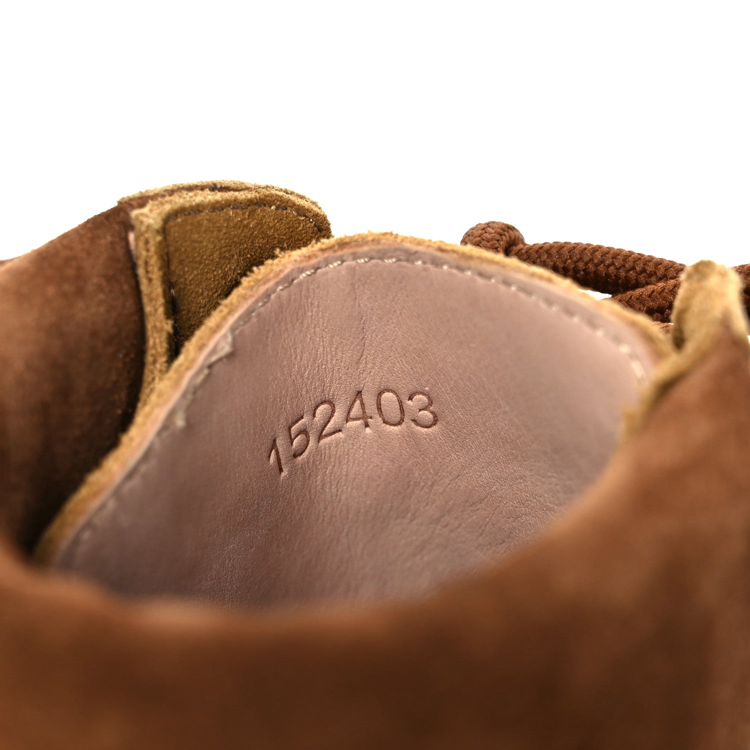 Loewe Suede Mens Sierra Combat Boots 41 Tobacco Brown