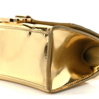 Balenciaga Mirror Calfskin Hourglass Top Handle Bag XS Gold