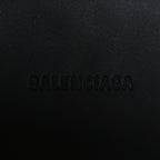 Balenciaga Calfskin Womens Strike 20mm Lace Up Boots 38 Black