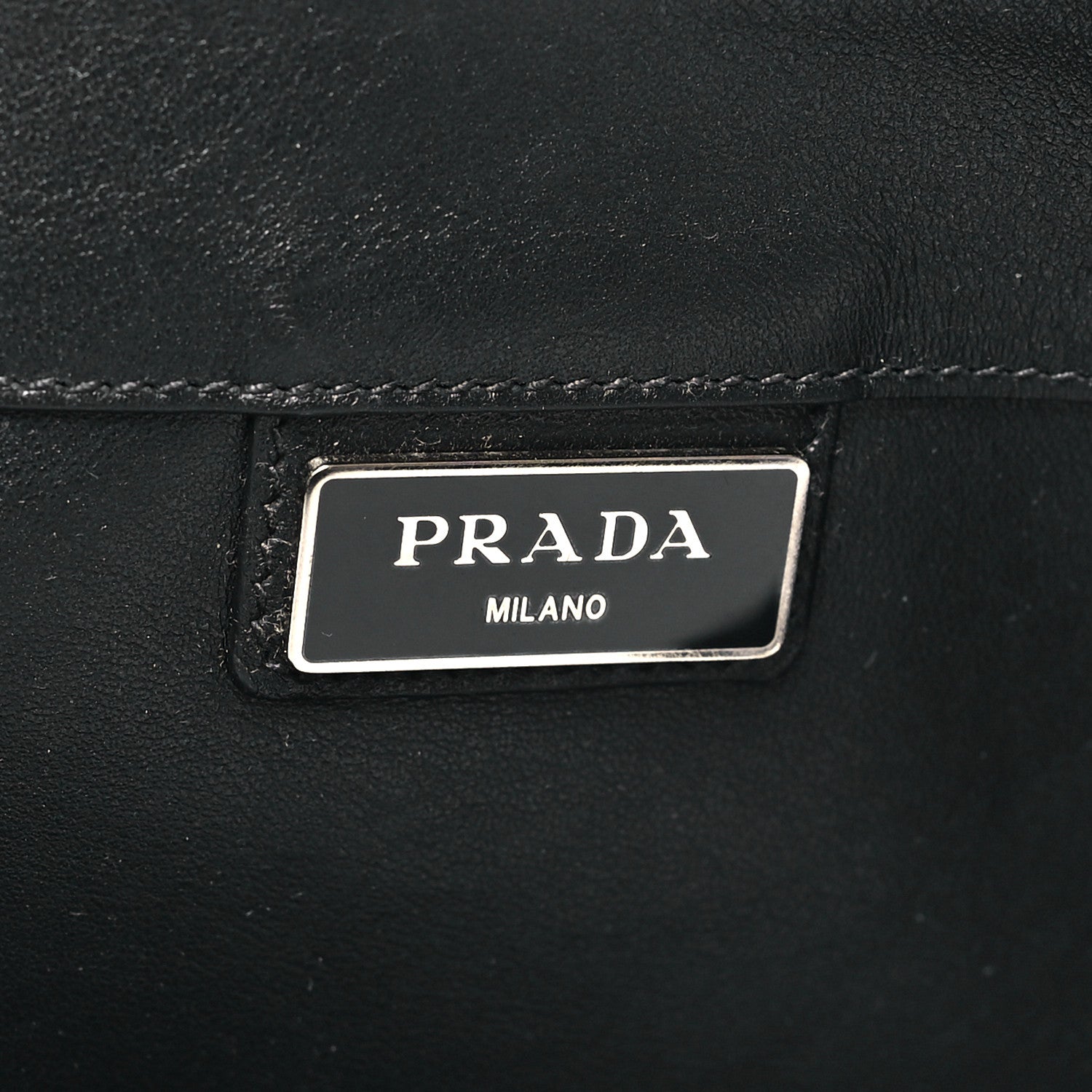 Prada Soft Calfskin Tote Black