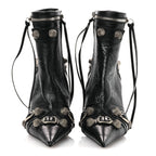 Balenciaga Agneau Arena Cagole 70mm Ankle Boots 37 Black