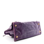 Balenciaga Agneau Giant 21 Gold Hardware Work Raisin