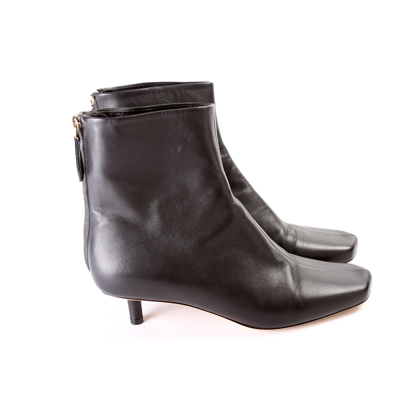 Burberry Sculptural Kitten Heel Ankle Boots Size 39