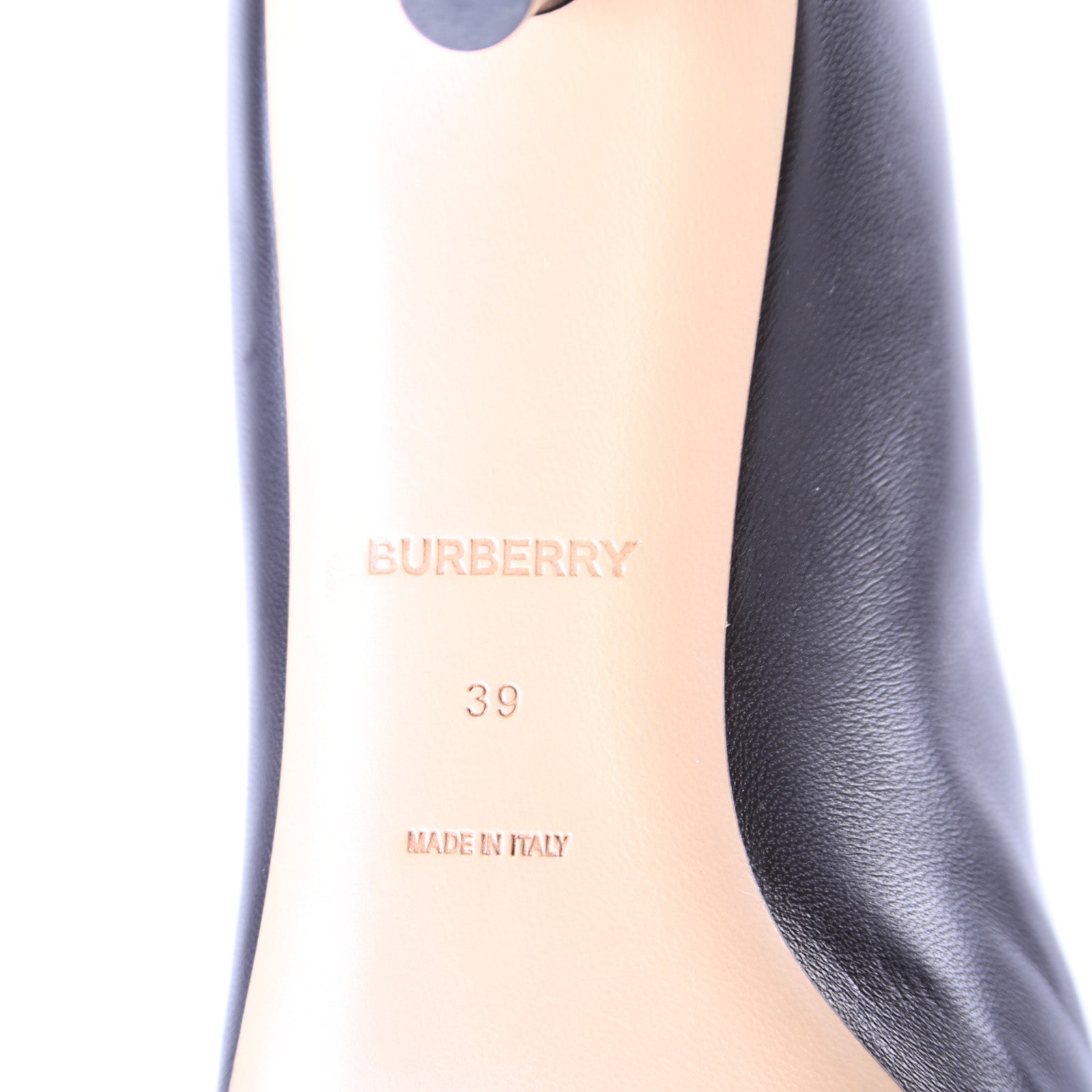Burberry Sculptural Kitten Heel Ankle Boots Size 39