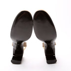 Saint Laurent Slingback Mid Heels Size 37.5