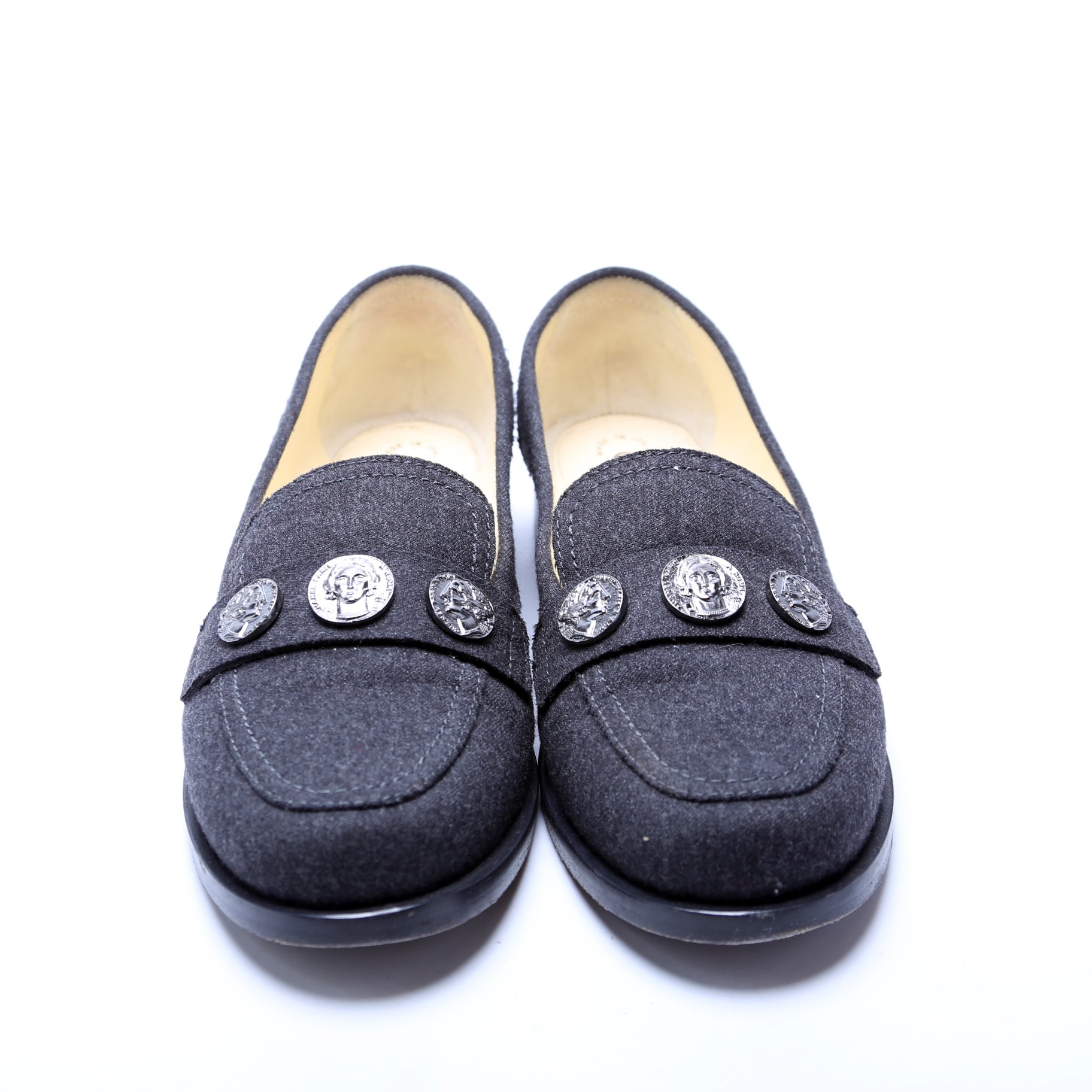 Chanel CC Loafers Size 39.5