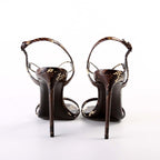 Saint Laurent Snake Sandal Heels Size 39