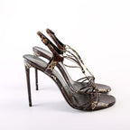 Saint Laurent Snake Sandal Heels Size 39