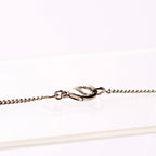 Chanel CC Rhinestone Small Pendant Necklace