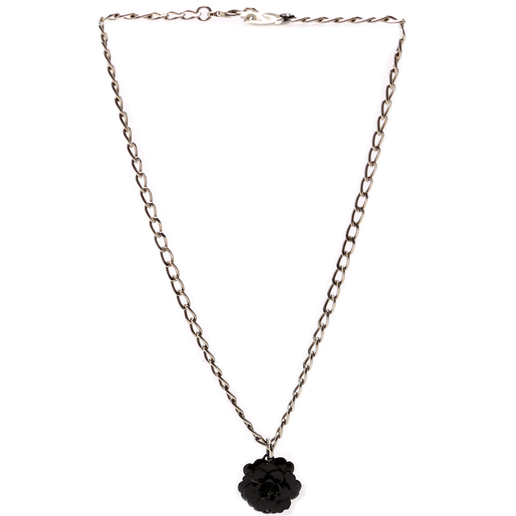 Chanel Camellia Flower Resin Necklace
