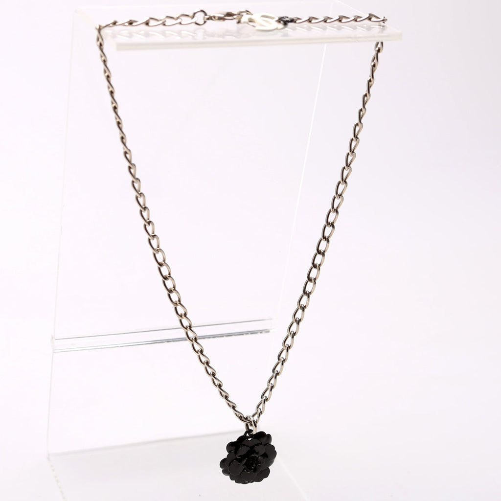 Chanel Camellia Flower Resin Necklace