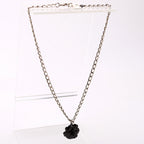 Chanel Camellia Flower Resin Necklace