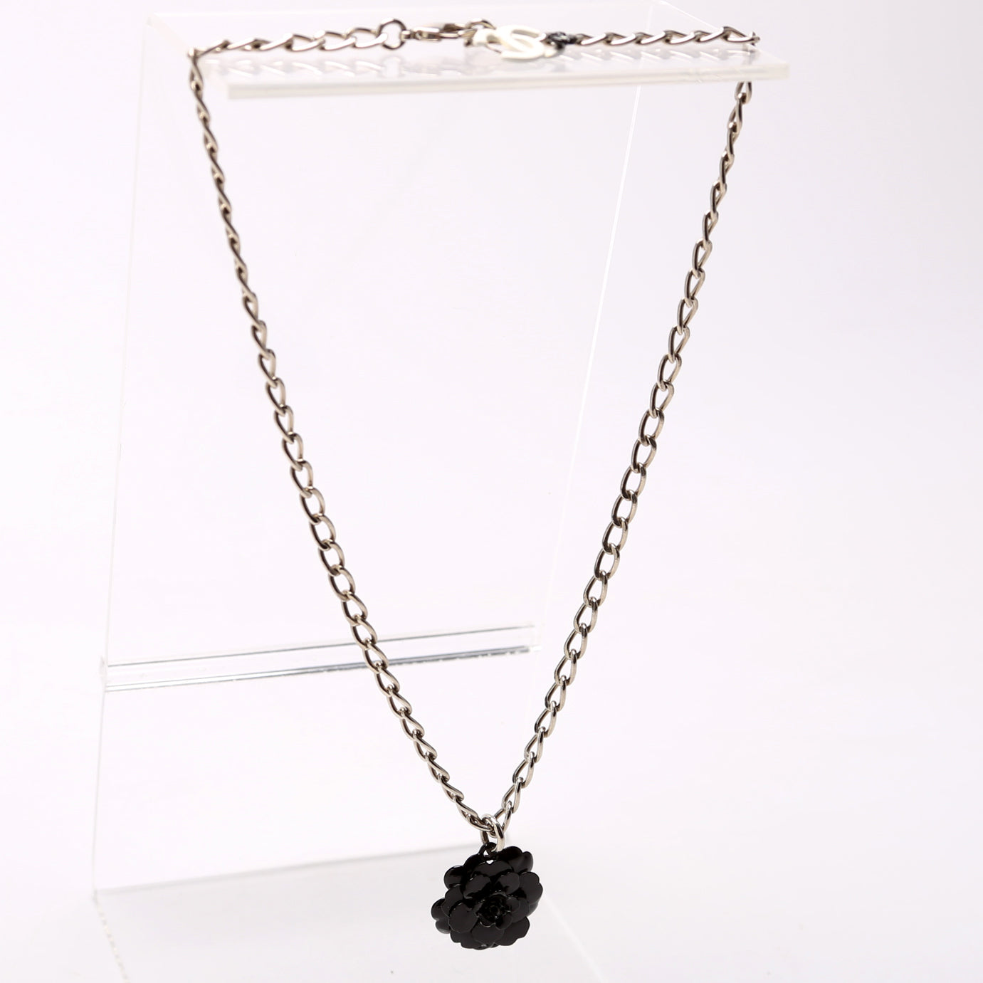 Chanel Camellia Flower Resin Necklace