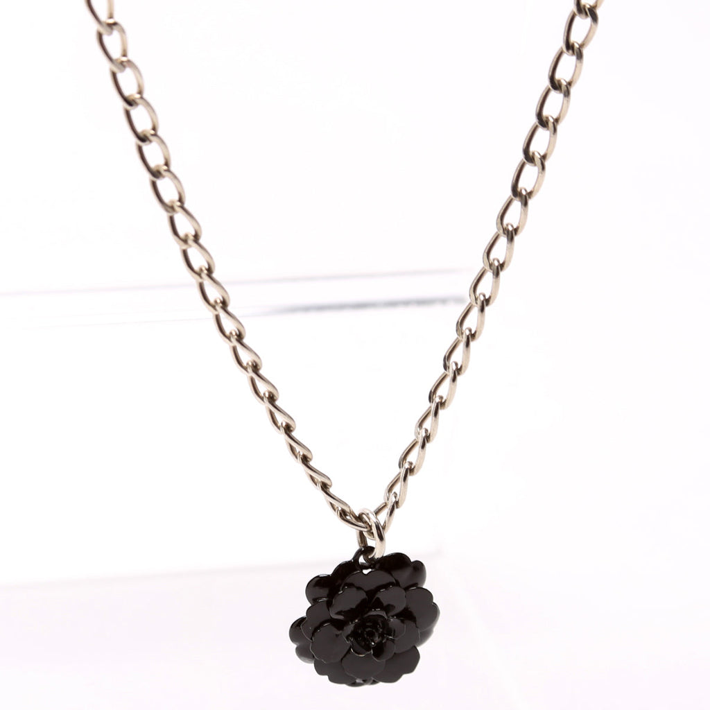 Chanel Camellia Flower Resin Necklace