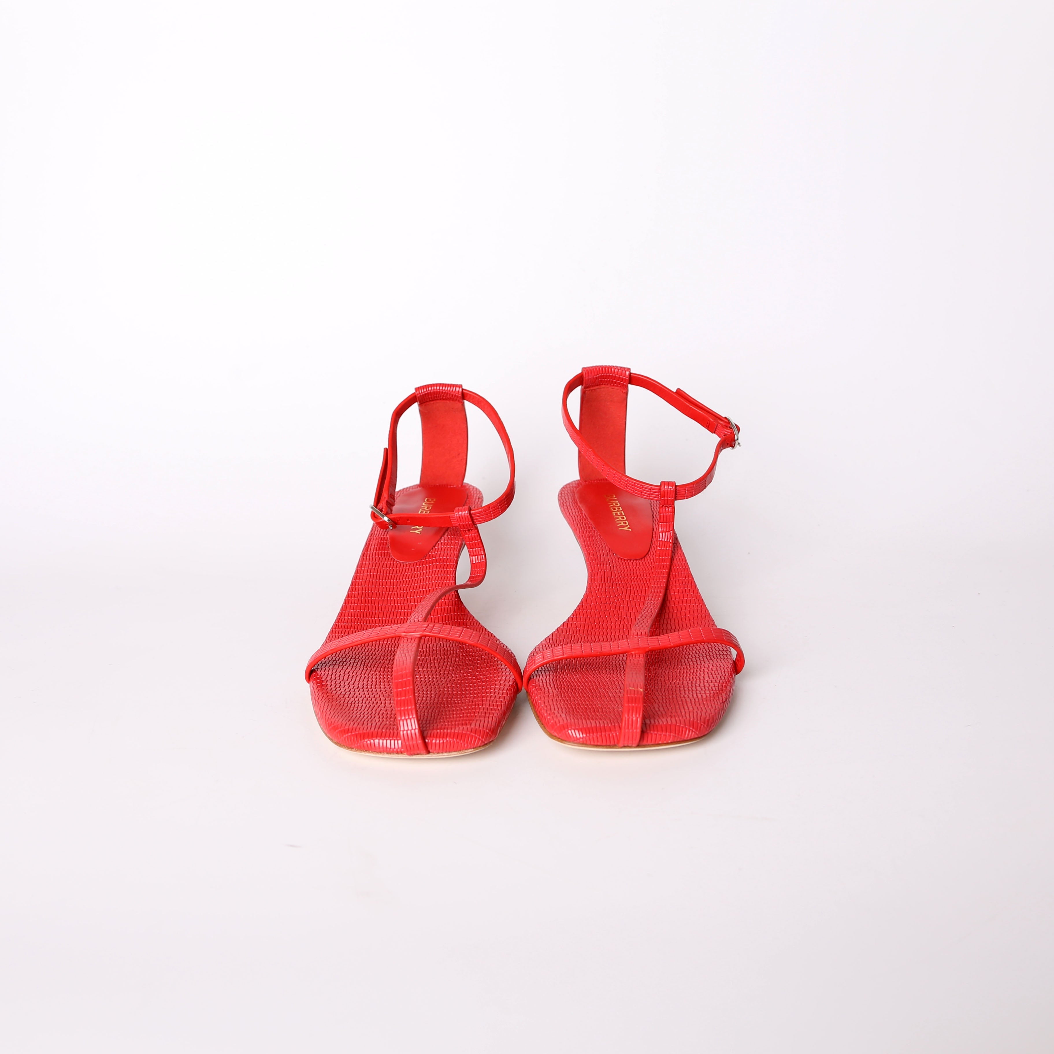 Burberry Leather Kitten Heels Size 37.5