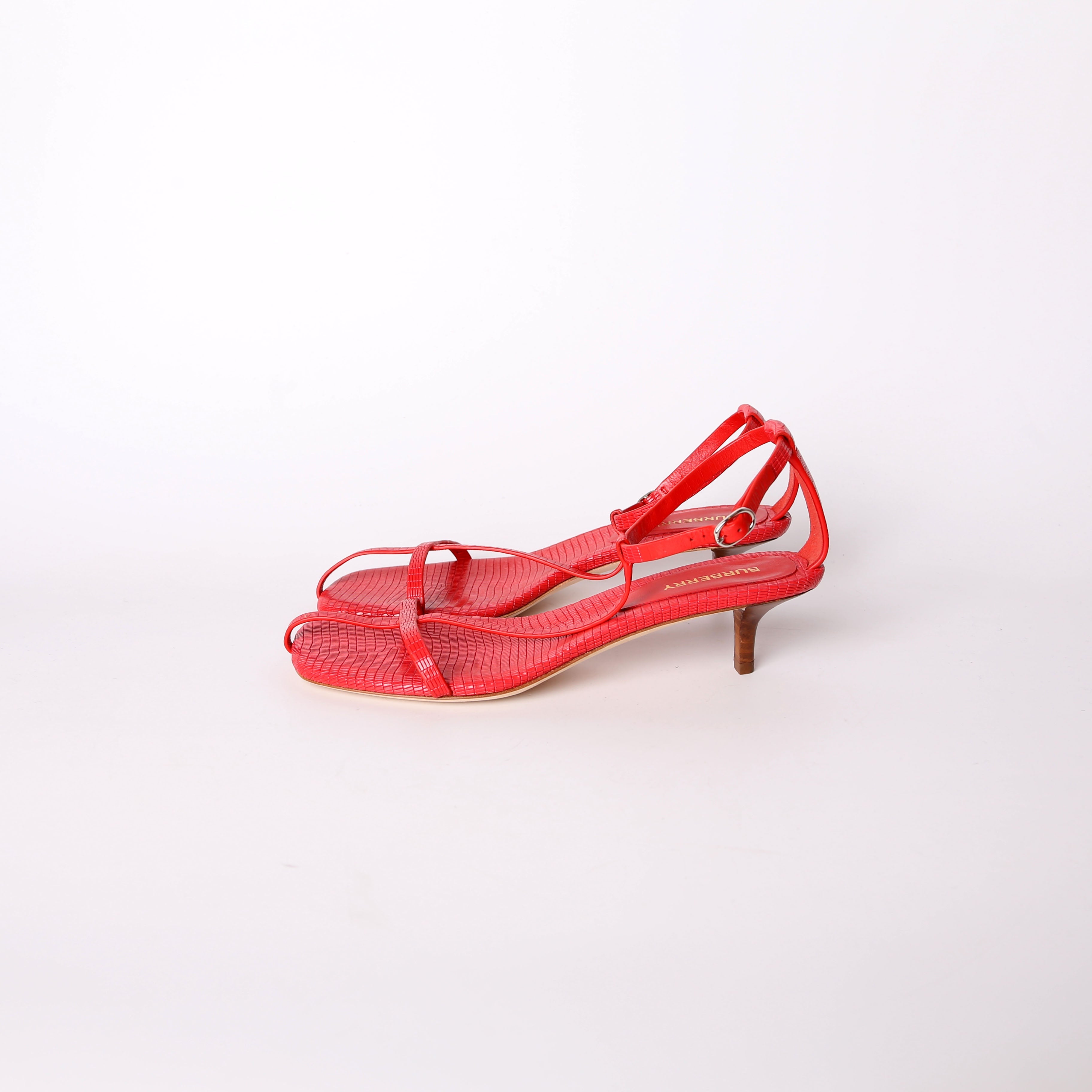 Burberry Leather Kitten Heels Size 37.5