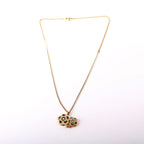 Chanel Faux Pearl CC Camellia Pendant Necklace