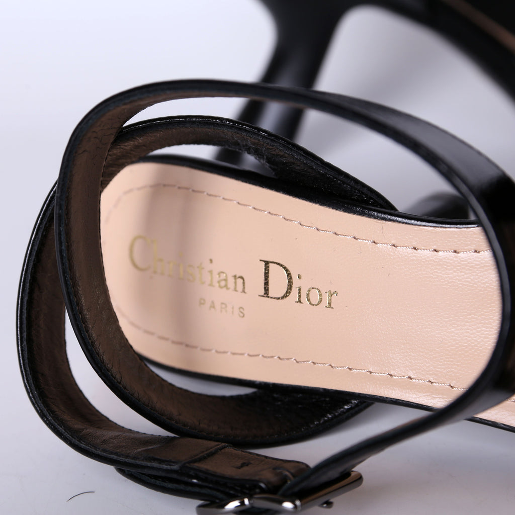 Christian Dior Ankle Wrap Heels Size 37