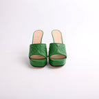 Gucci Studded Platform Sandal Heels Size 38