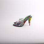 Saint Laurent Lolita Floral Heels Size 39