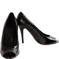 Burberry Round Open Toe Heels Size 39.5