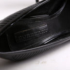 Burberry Round Open Toe Heels Size 39.5