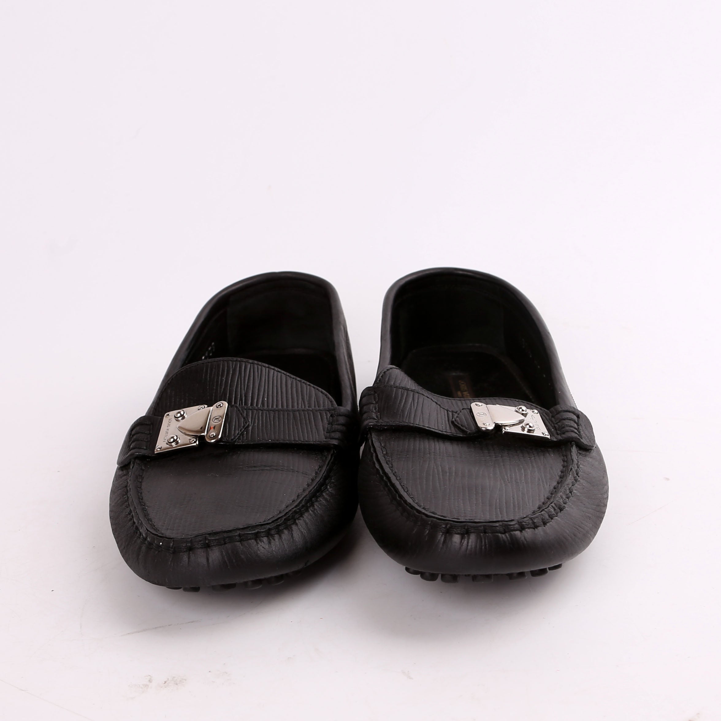 Louis Vuitton Leather Driver Loafers Size 37.5