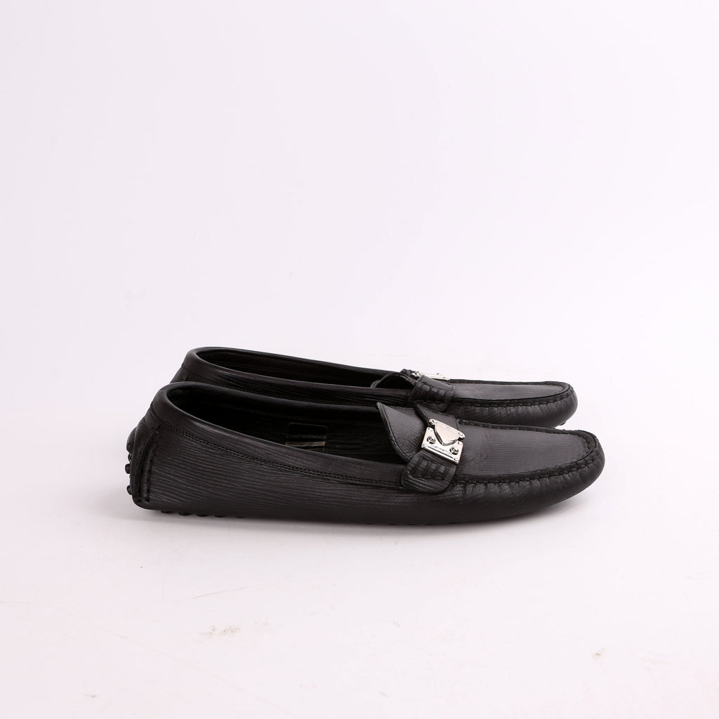 Louis Vuitton Leather Driver Loafers Size 37.5