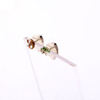 Gucci Trademark Logo Heart Studs Earrings