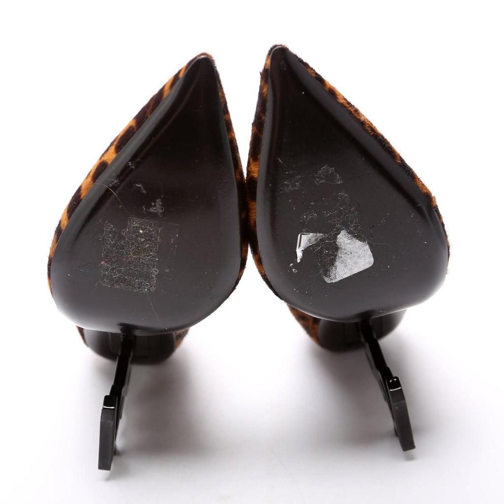 Saint Laurent Opyum Pony Hair Heels Size 36