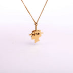 Chanel Coco Mademoiselle Pendant Necklace Gold