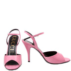 Gucci Heeled Mules Patent Size 40.5 Pink
