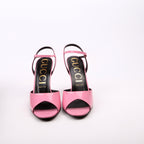 Gucci Heeled Mules Patent Size 40.5 Pink