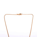 Chanel CC Rhinestone Drop Pendant Necklace Gold