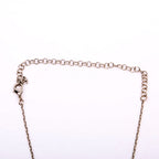 Chanel CC Crystal Round Small Necklace Silver