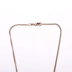 Chanel Pearl Drop CC Rhinestone Pendant Necklace Silver