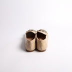 Chanel CC Chain Moccasin Loafers Patent Size 38.5 Tan
