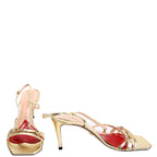 Gucci Victoria Strappy Horsebit Sandal Heels Size 38.5