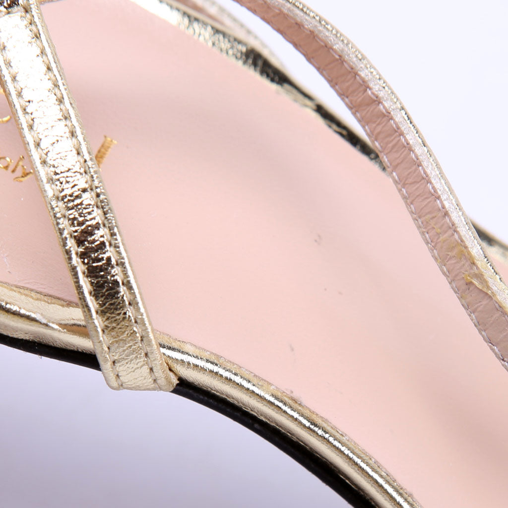 Gucci Victoria Strappy Horsebit Sandal Heels Size 38.5