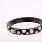 Louis Vuitton LV X YK Bangle Dots Bracelet Black/White