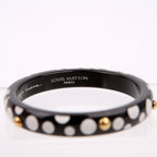 Louis Vuitton LV X YK Bangle Dots Bracelet Black/White