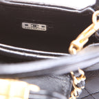 Chanel Mini Kelly Bag Charm Black