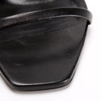 Saint Laurent Opyum Sandal Heels Size 42 Black/Silver