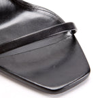 Saint Laurent Opyum Sandal Heels Size 42 Black/Silver